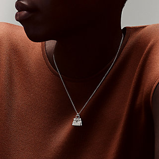Hermes bag necklace sales